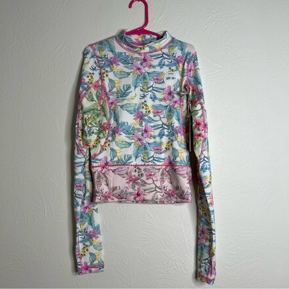 Hurley Swim New Love Shack Fancy X Hurley Hawaiian Hibiscus Long